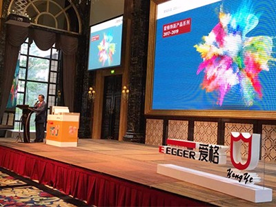 愛(ài)格板全新飾面產(chǎn)品系列在發(fā)布會(huì)隆重推出